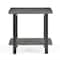 Alaterre Furniture Pomona Metal and Wood End Table, Slate Gray AMBA01SG - alternate 6